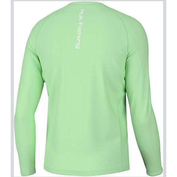HUK Men's Pursuit Vented Long Sleeve Fishing Shirt (+30 UPF) NWT - Picture 2 of 13